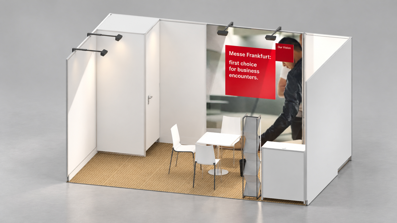 Example image: Complete stand Silver