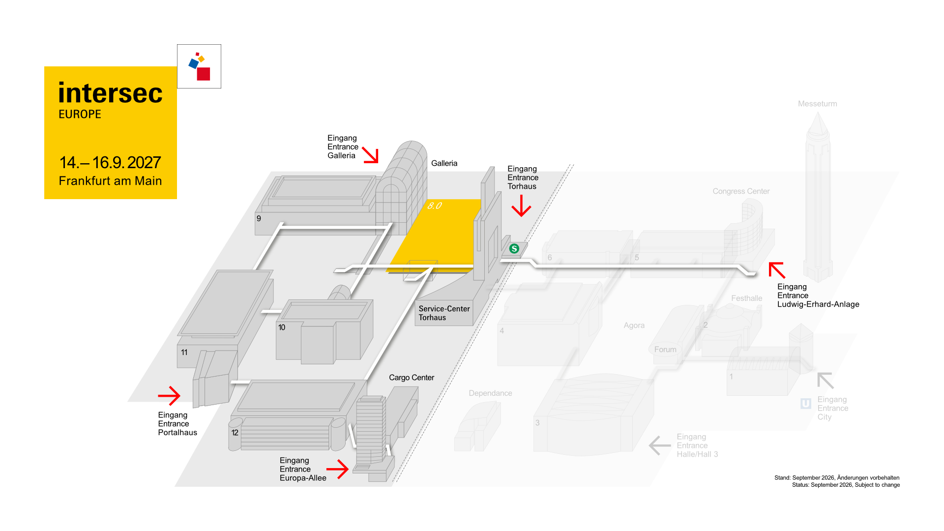 Ground plan Intersec Europe 2027